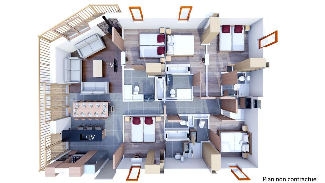 Les Balcons Platinium Val Cenis Apartment Lanslevillard Exterior photo